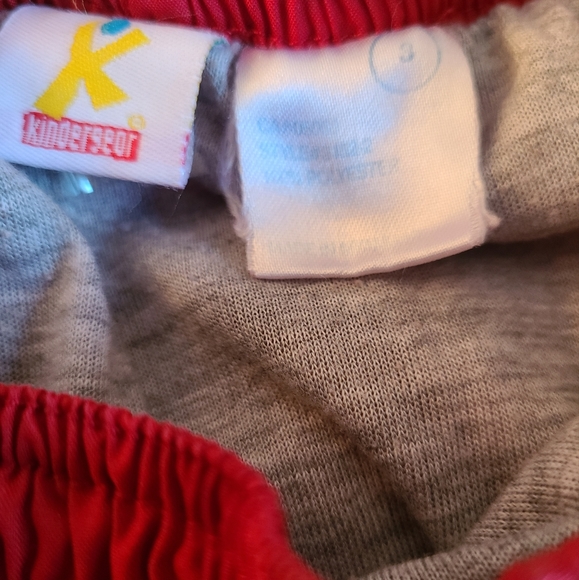 Red lined wind/splash pants - Picture 3 of 4